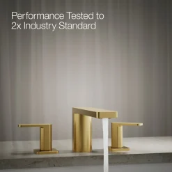Deck-mount bath faucet^Kohler