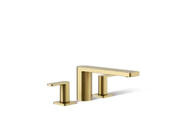 Deck-mount bath faucet^Kohler