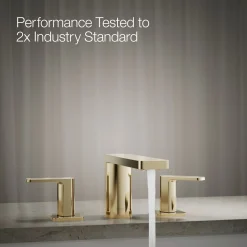 Deck-mount bath faucet^Kohler