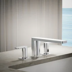 Deck-mount bath faucet^Kohler