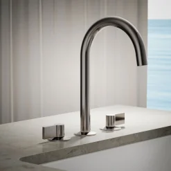 Deck-mount bath faucet handles with Lever design^Kohler Clearance