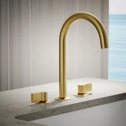 Deck-mount bath faucet handles with Lever design^Kohler Clearance