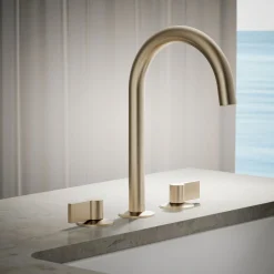 Deck-mount bath faucet handles with Lever design^Kohler Clearance