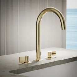 Deck-mount bath faucet handles with Lever design^Kohler Clearance