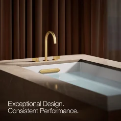 Deck-mount bath faucet handles with Lever design^Kohler Clearance