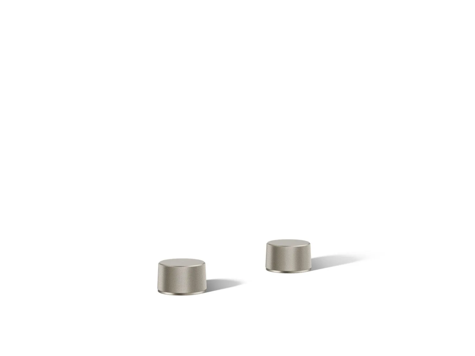 Deck-mount bath faucet handles with Oyl design^Kohler