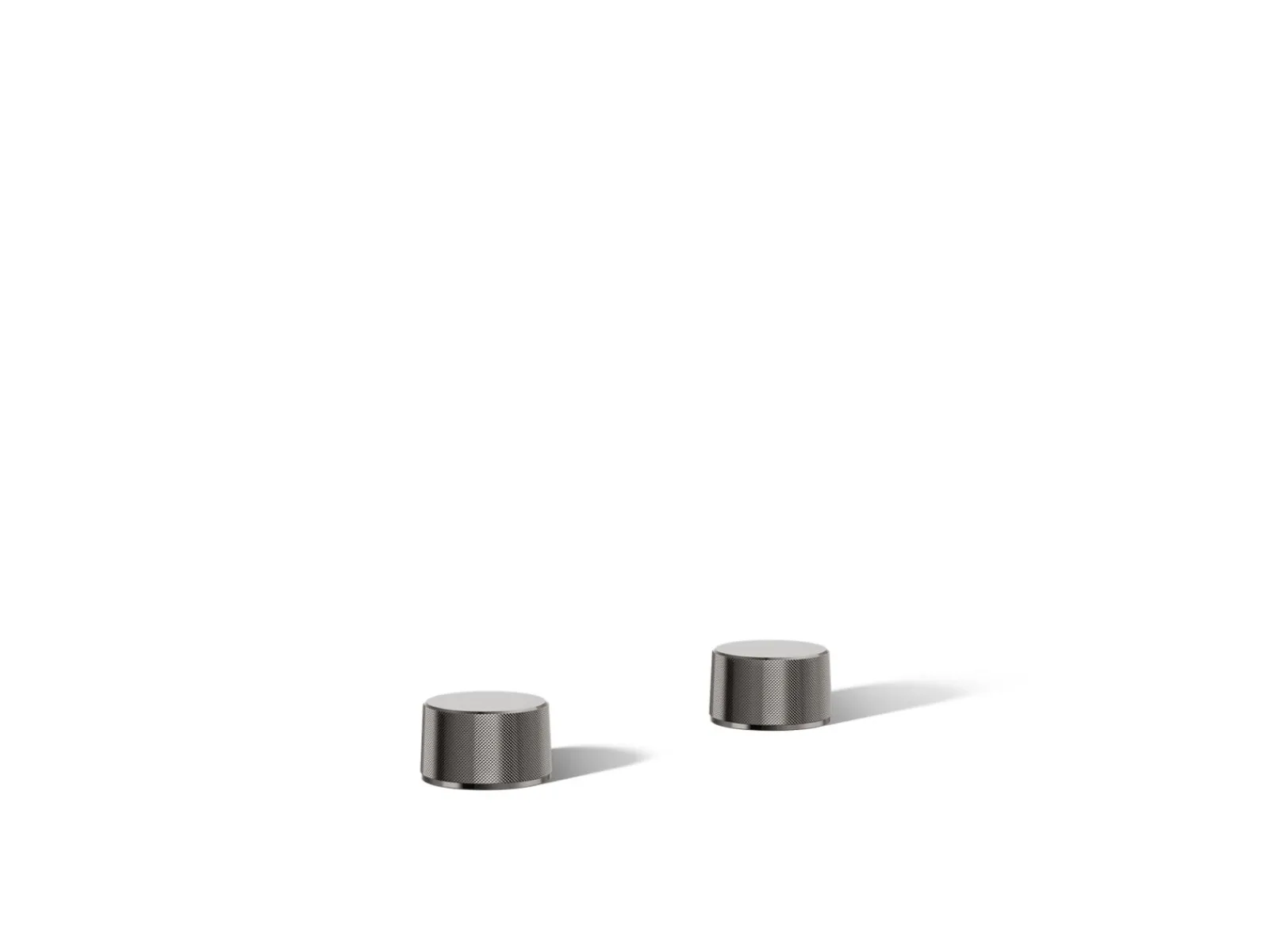 Deck-mount bath faucet handles with Oyl design^Kohler