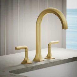 Deck-mount bath faucet handles with Lever design^Kohler Sale