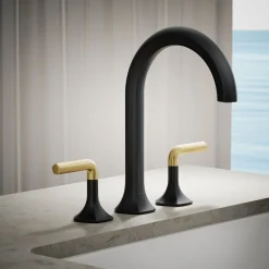 Deck-mount bath faucet handles with Lever design^Kohler Sale
