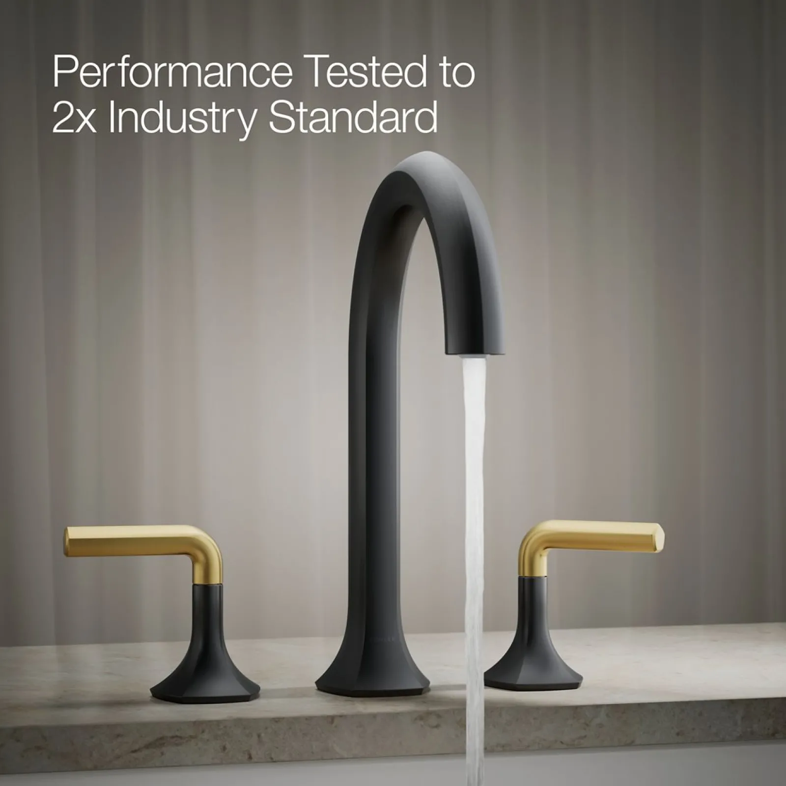 Deck-mount bath faucet handles with Lever design^Kohler Sale