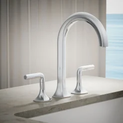 Deck-mount bath faucet handles with Lever design^Kohler Sale