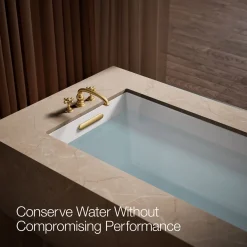 Deck-mount bath faucet handle trim with Cross design^Kohler