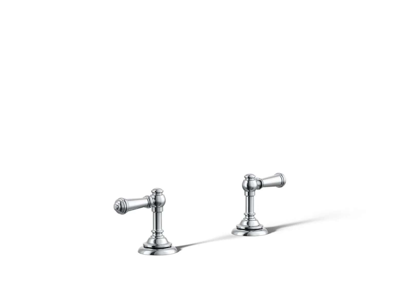 Deck-mount bath faucet handle trim with Lever design^Kohler New