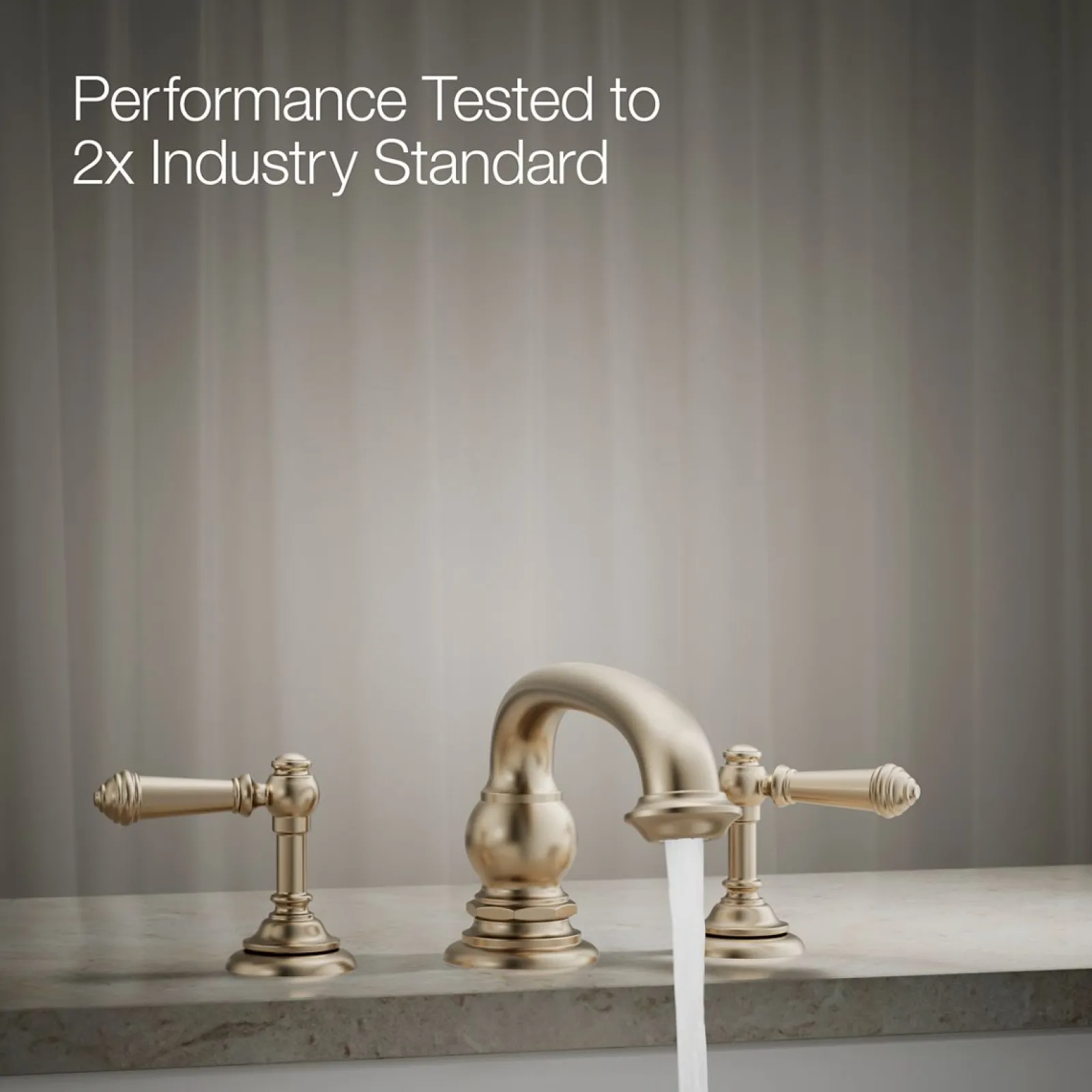 Deck-mount bath faucet handle trim with Lever design^Kohler New