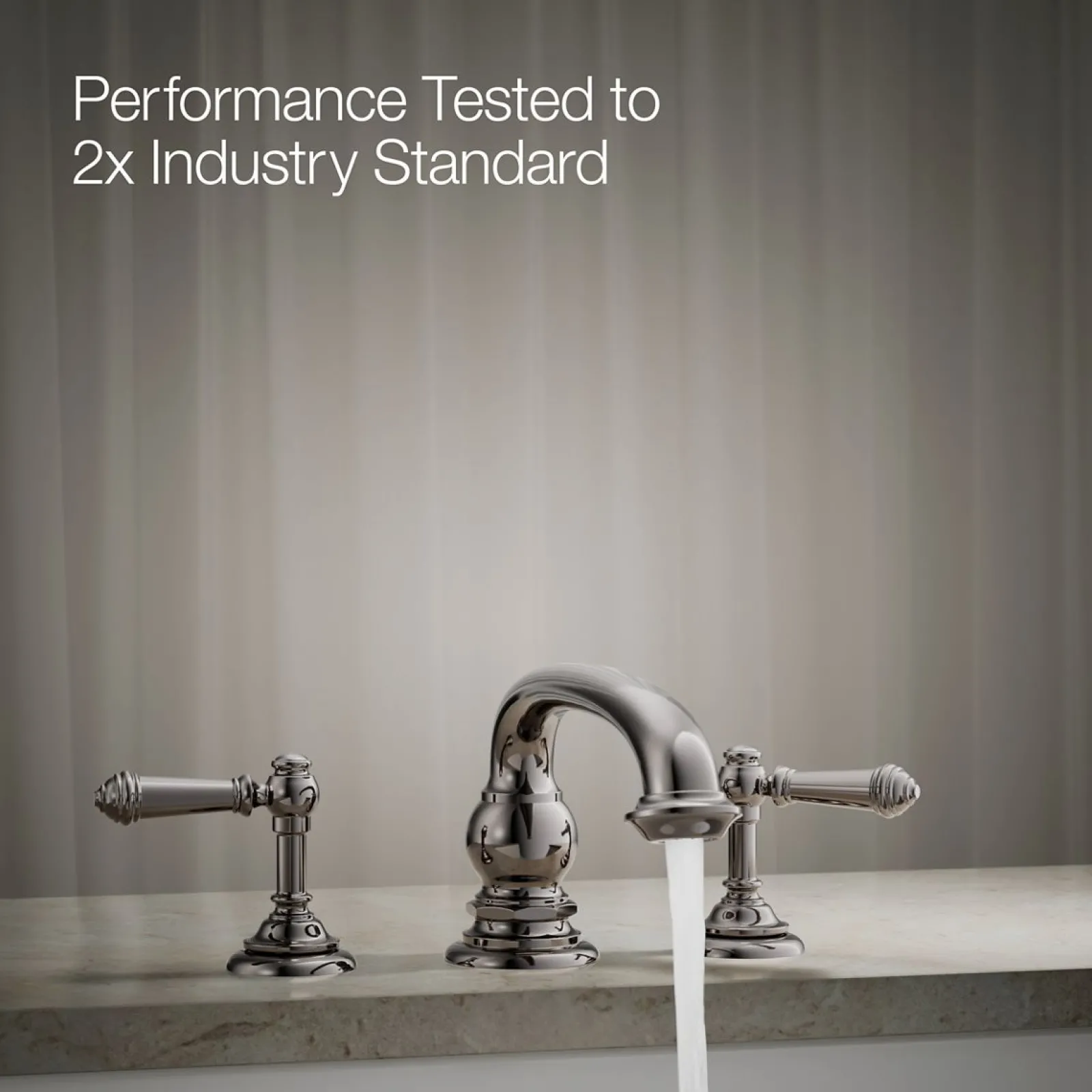 Deck-mount bath faucet handle trim with Lever design^Kohler New