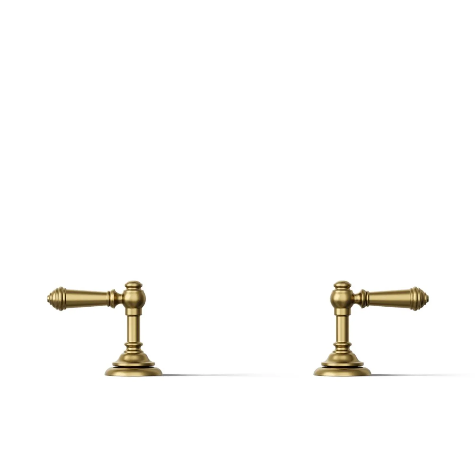 Deck-mount bath faucet handle trim with Lever design^Kohler New
