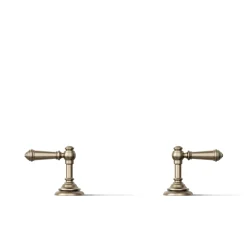 Deck-mount bath faucet handle trim with Lever design^Kohler New