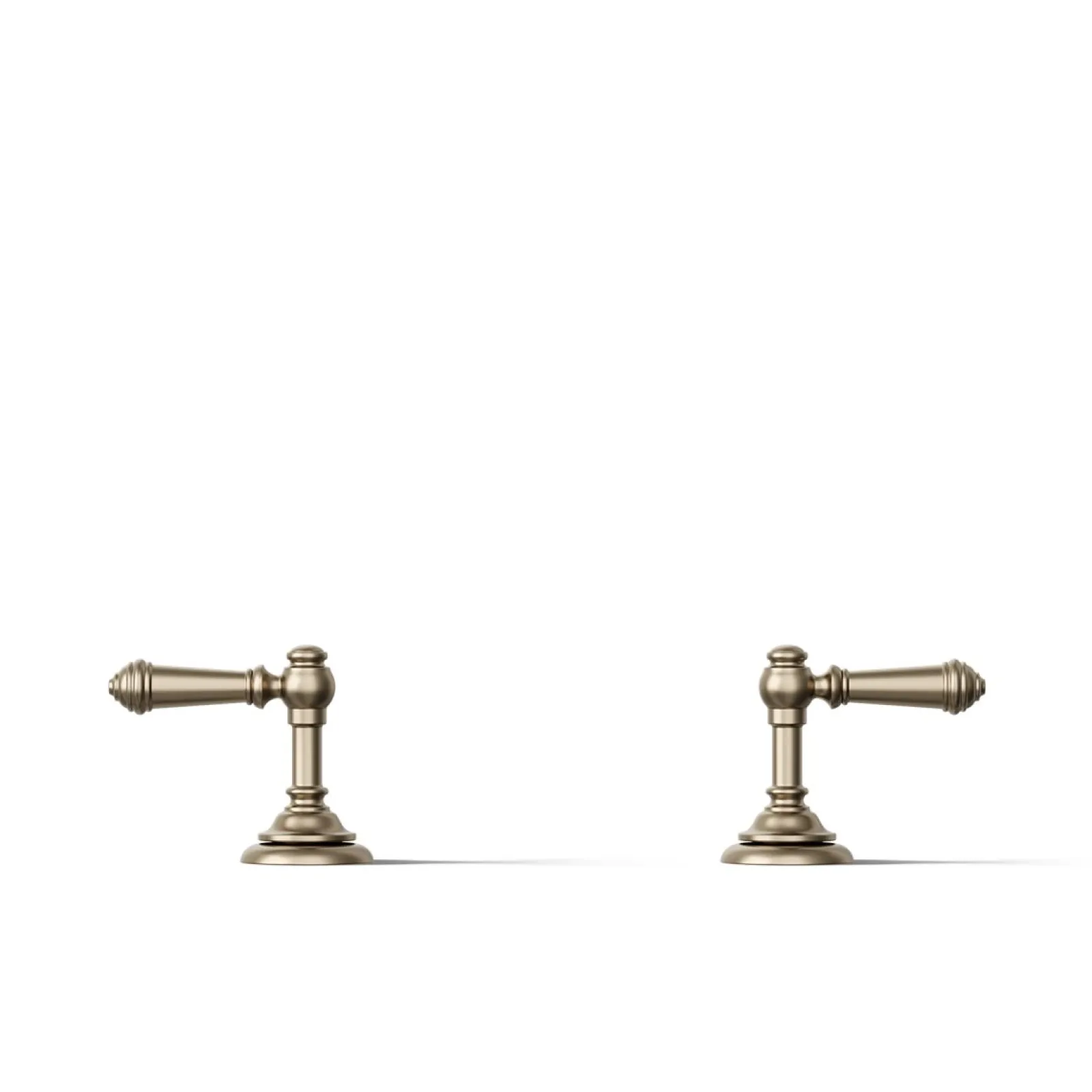 Deck-mount bath faucet handle trim with Lever design^Kohler New