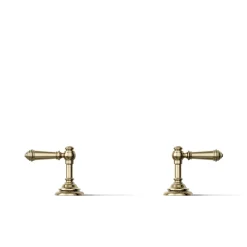Deck-mount bath faucet handle trim with Lever design^Kohler New