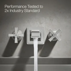 Deck-mount bath faucet handle trim with Cross design^Kohler Discount