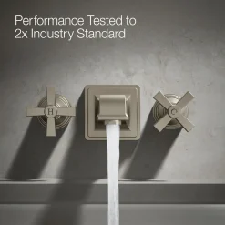 Deck-mount bath faucet handle trim with Cross design^Kohler Discount