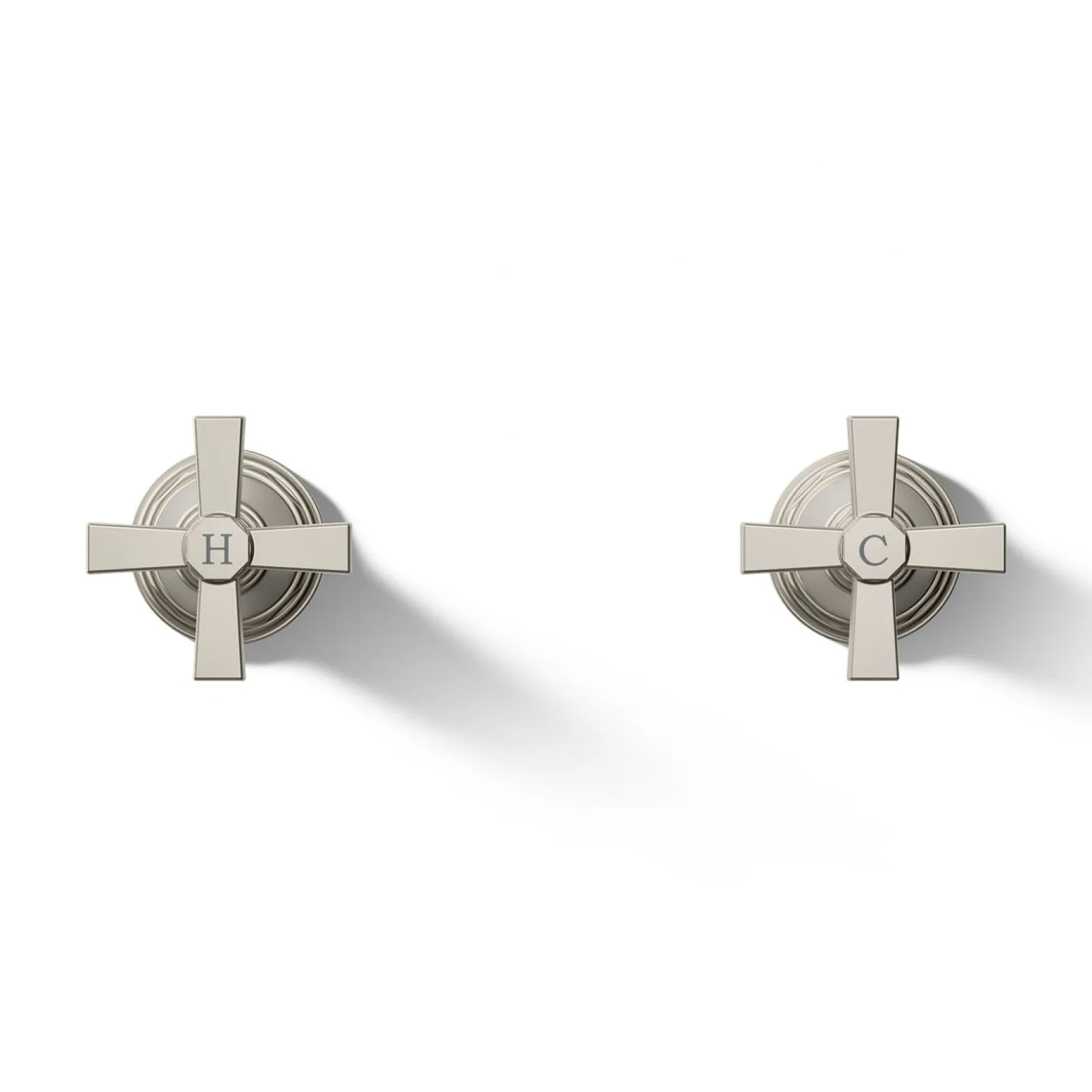 Deck-mount bath faucet handle trim with Cross design^Kohler Discount