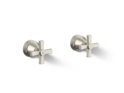 Deck-mount bath faucet handle trim with Cross design^Kohler Discount