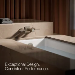 Deck-mount bath faucet handle trim with Lever design^Kohler Best