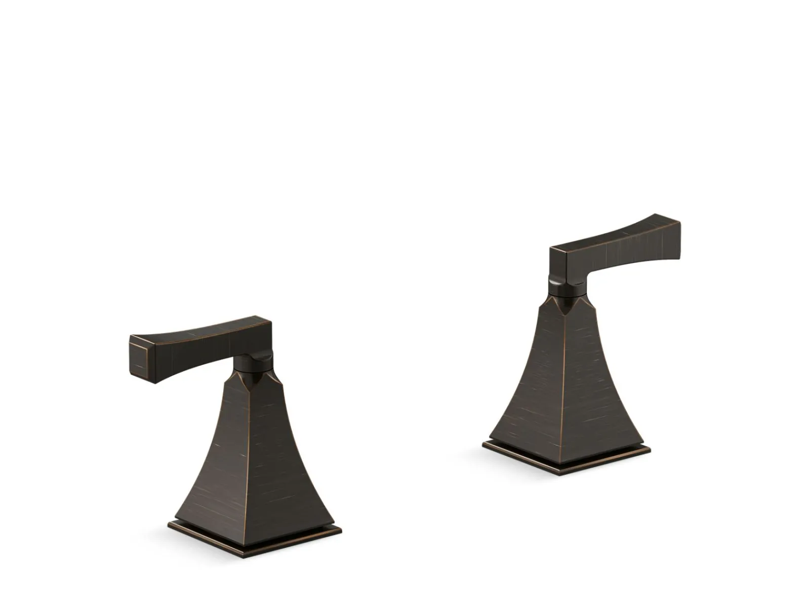 Deck-mount bath faucet handle trim^Kohler Online
