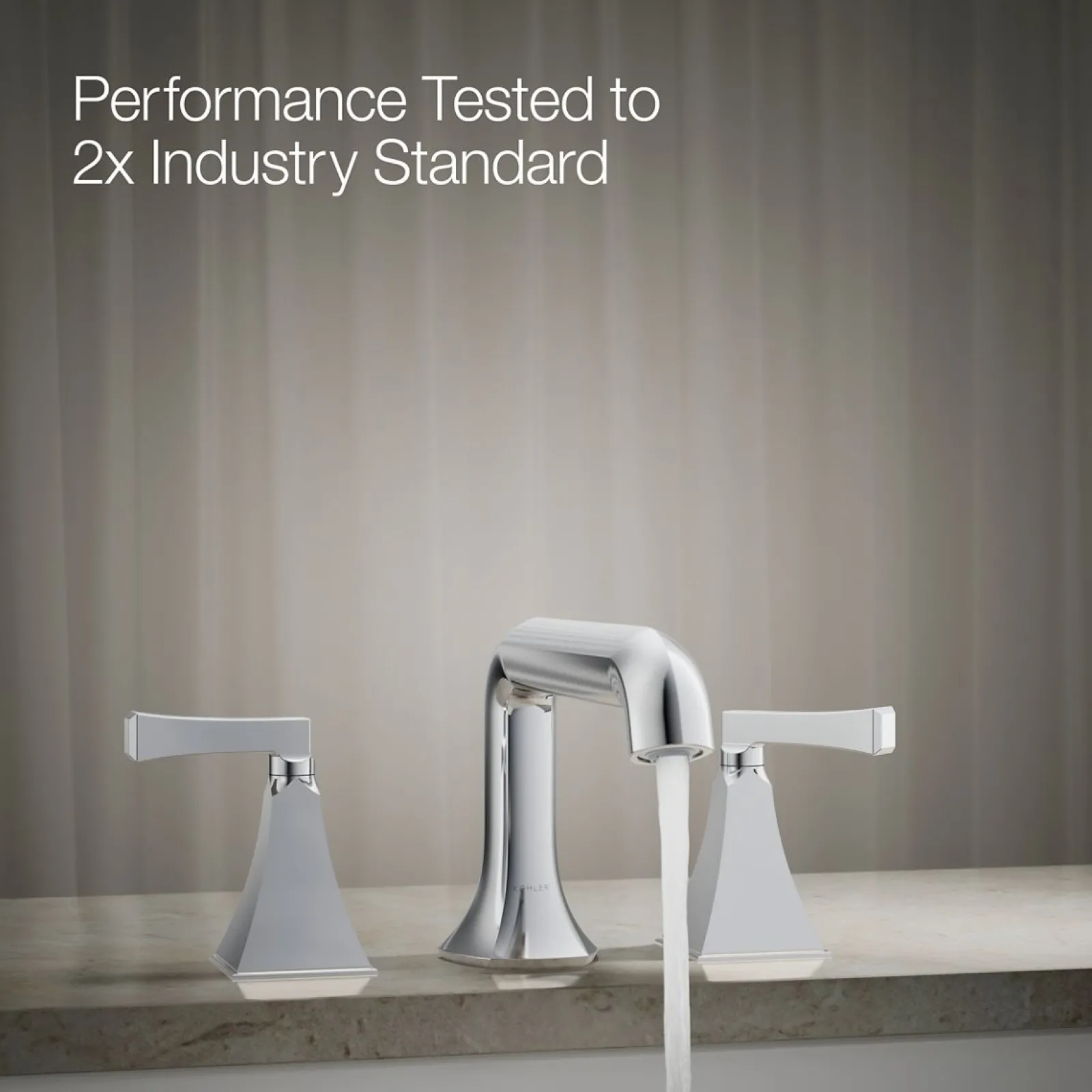 Deck-mount bath faucet handle trim^Kohler Online