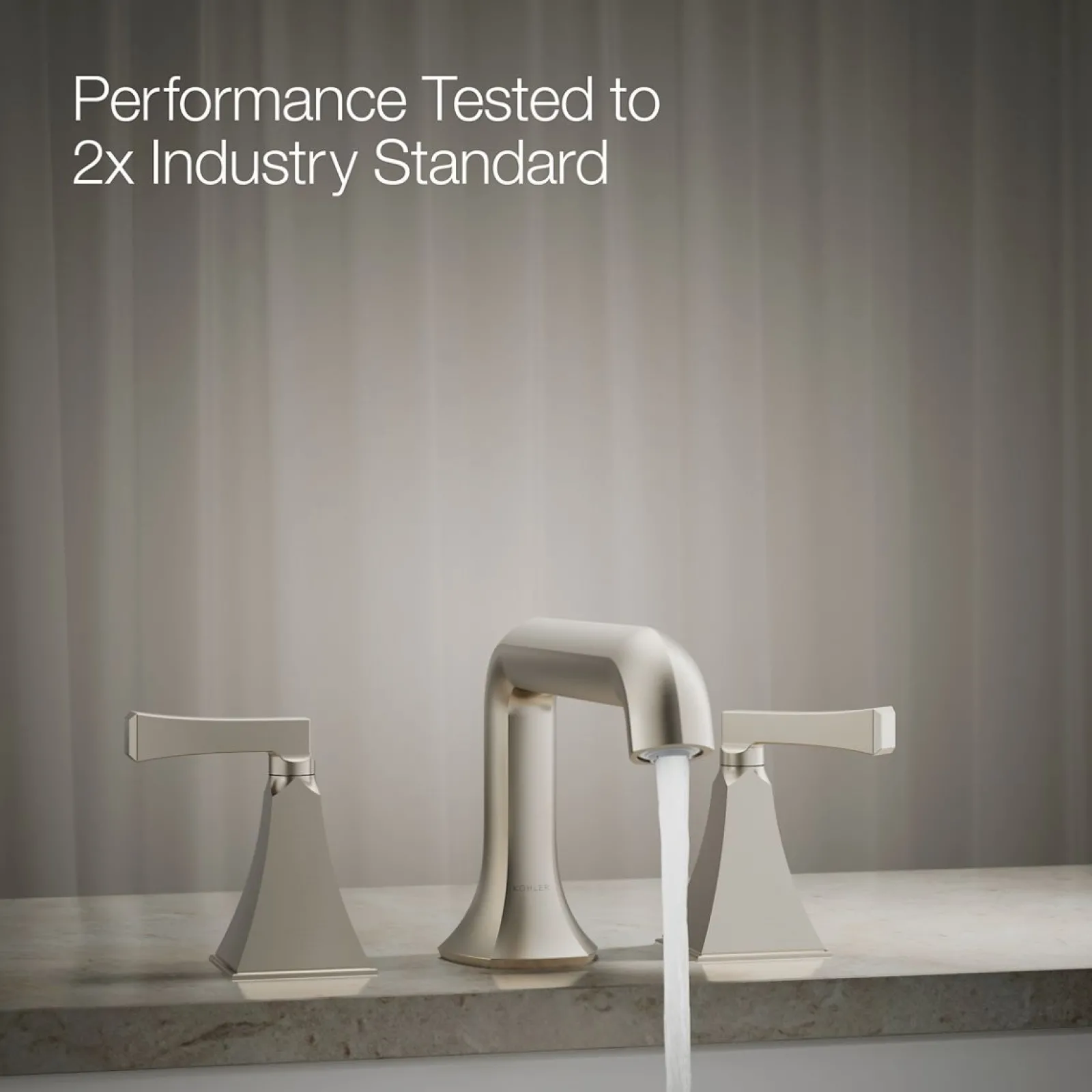 Deck-mount bath faucet handle trim^Kohler Online