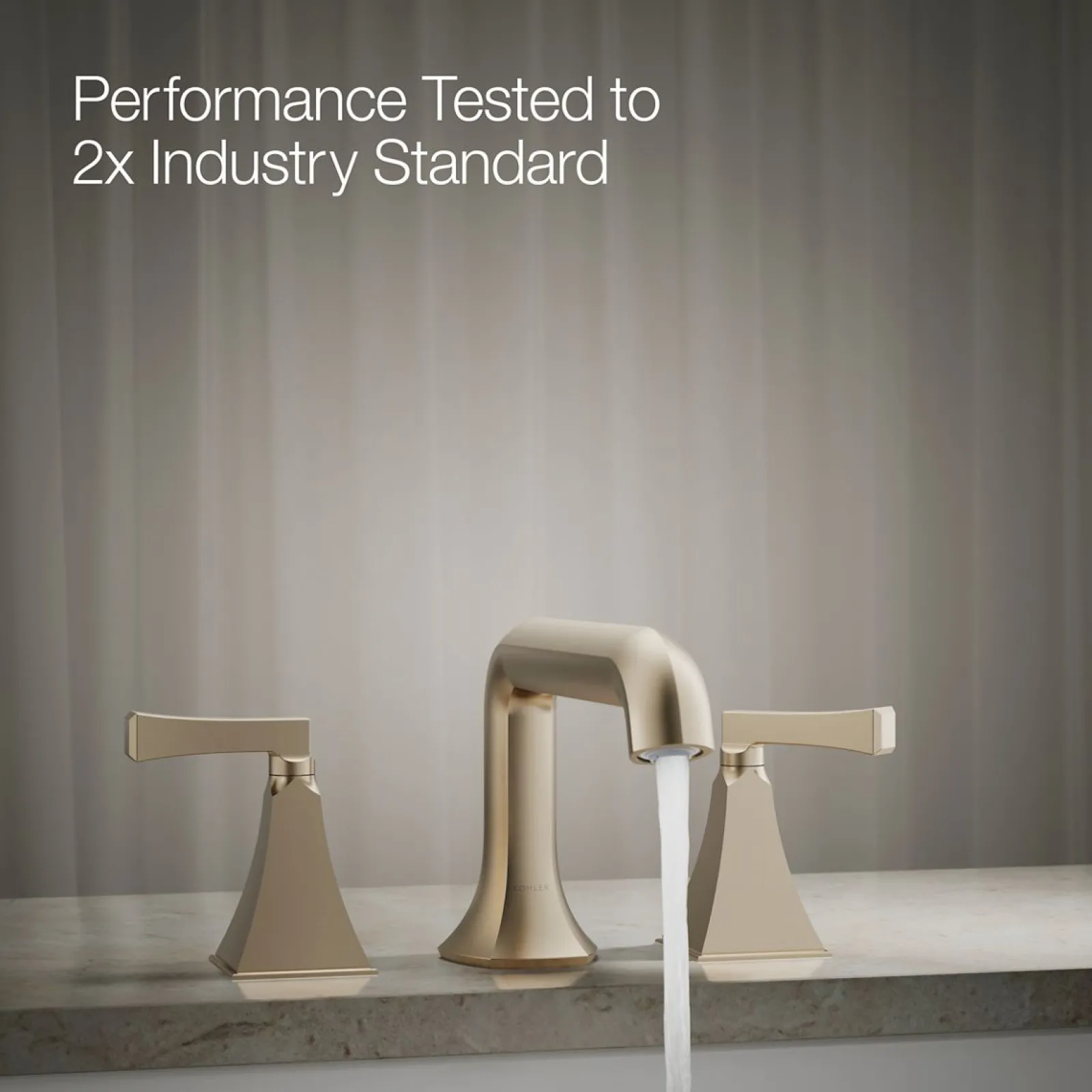 Deck-mount bath faucet handle trim^Kohler Online