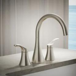 Deck-mount bath faucet trim^Kohler