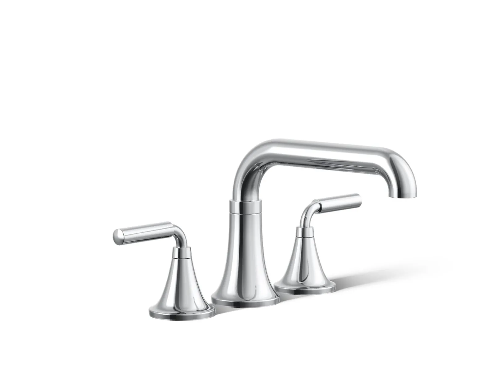 Deck-mount bath faucet trim^Kohler Hot