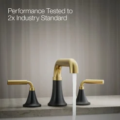 Deck-mount bath faucet trim^Kohler Hot