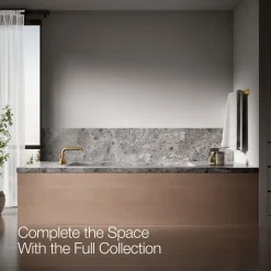 Deck-mount bath faucet trim^Kohler Hot