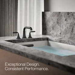 Deck-mount bath faucet trim^Kohler Hot
