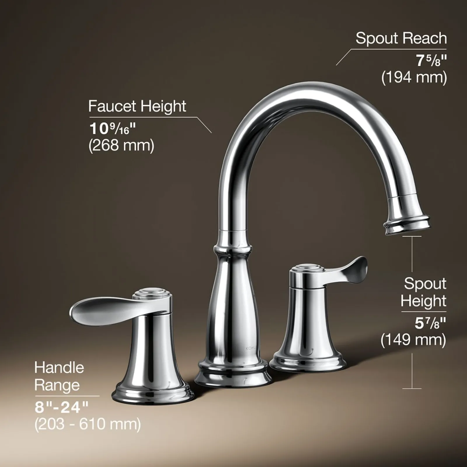 Deck-mount bath faucet trim^Kohler Best