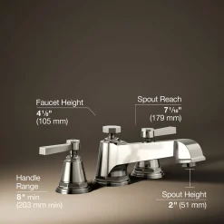 Deck-mount bath faucet trim^Kohler New