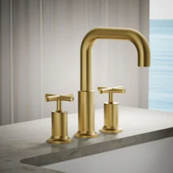 Deck-mount bath faucet trim with Cross handles^Kohler Sale