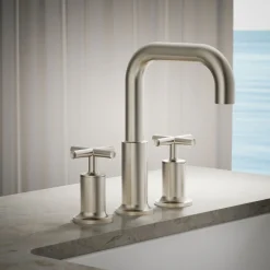Deck-mount bath faucet trim with Cross handles^Kohler Sale