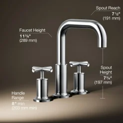 Deck-mount bath faucet trim with Cross handles^Kohler Sale