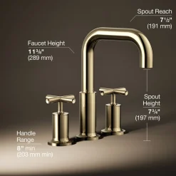 Deck-mount bath faucet trim with Cross handles^Kohler Sale