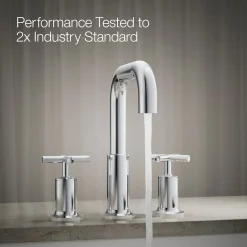 Deck-mount bath faucet trim with Cross handles^Kohler Sale