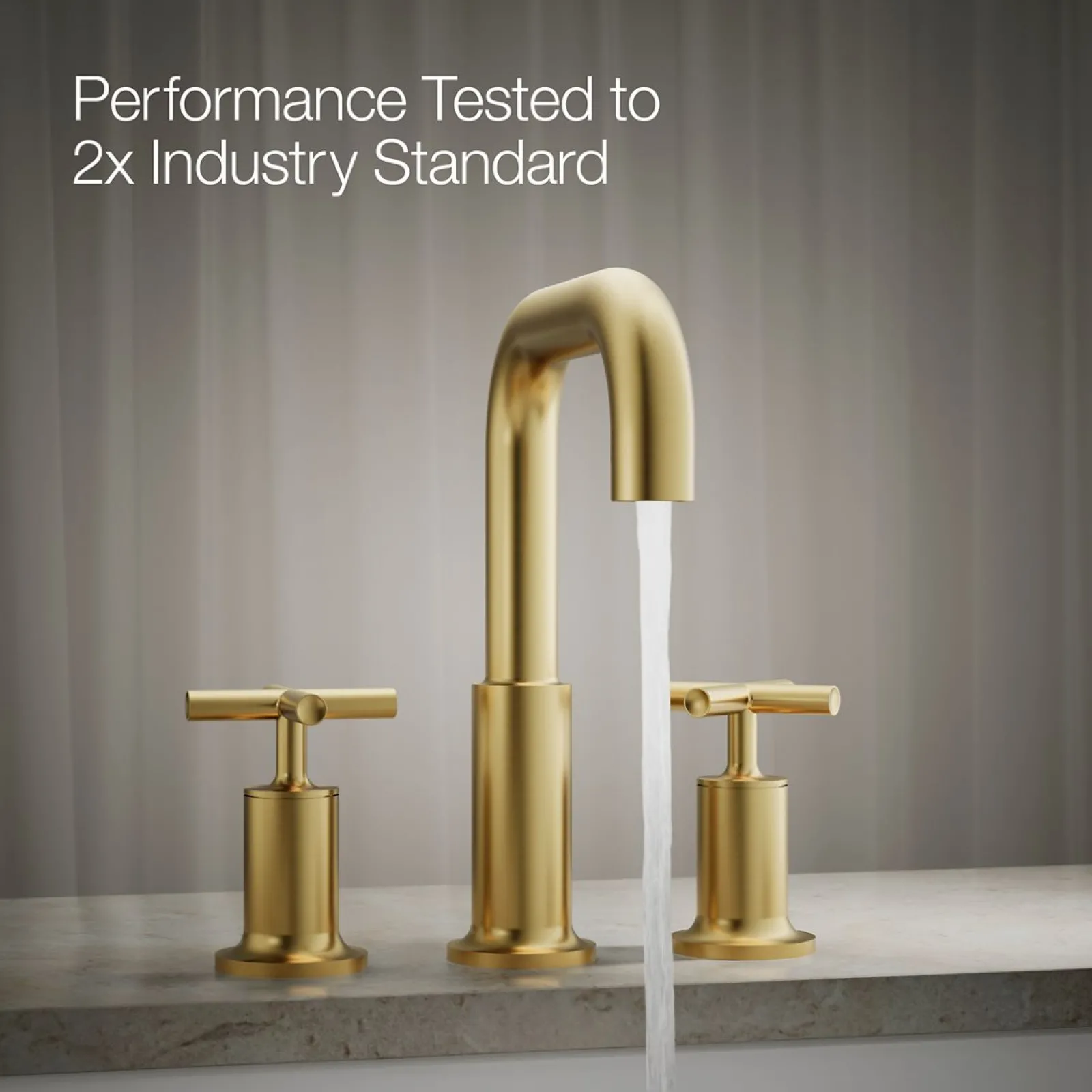 Deck-mount bath faucet trim with Cross handles^Kohler Sale