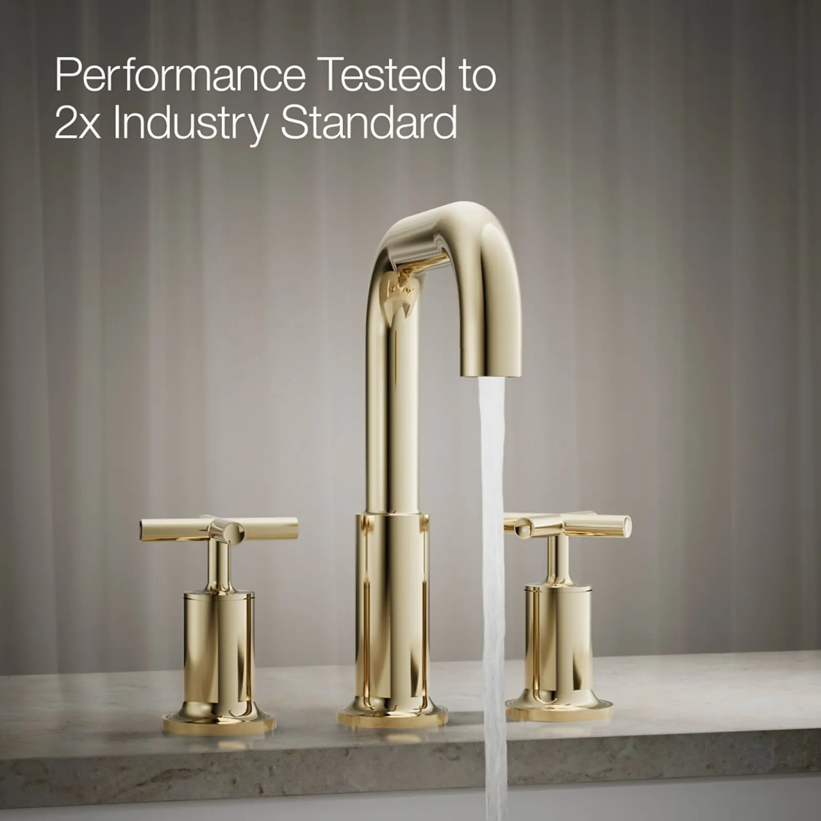 Deck-mount bath faucet trim with Cross handles^Kohler Sale