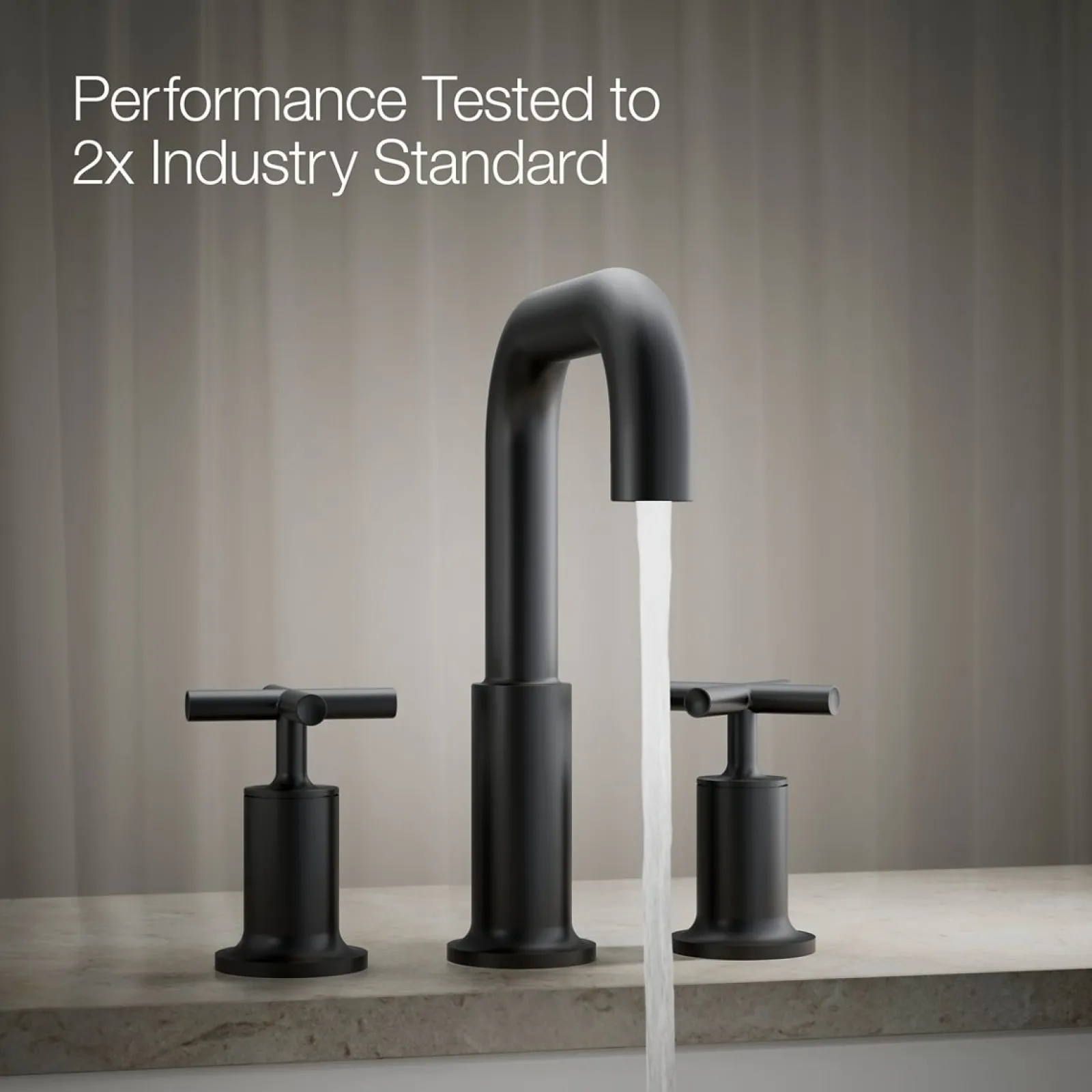 Deck-mount bath faucet trim with Cross handles^Kohler Sale