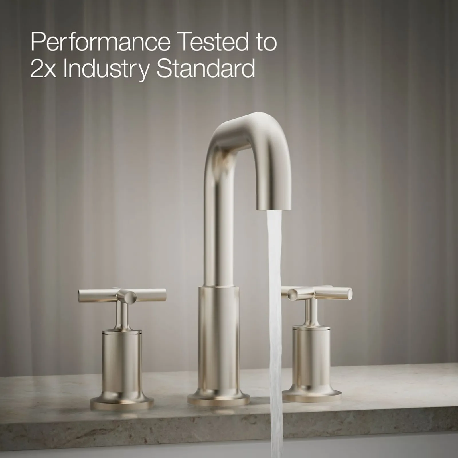 Deck-mount bath faucet trim with Cross handles^Kohler Sale