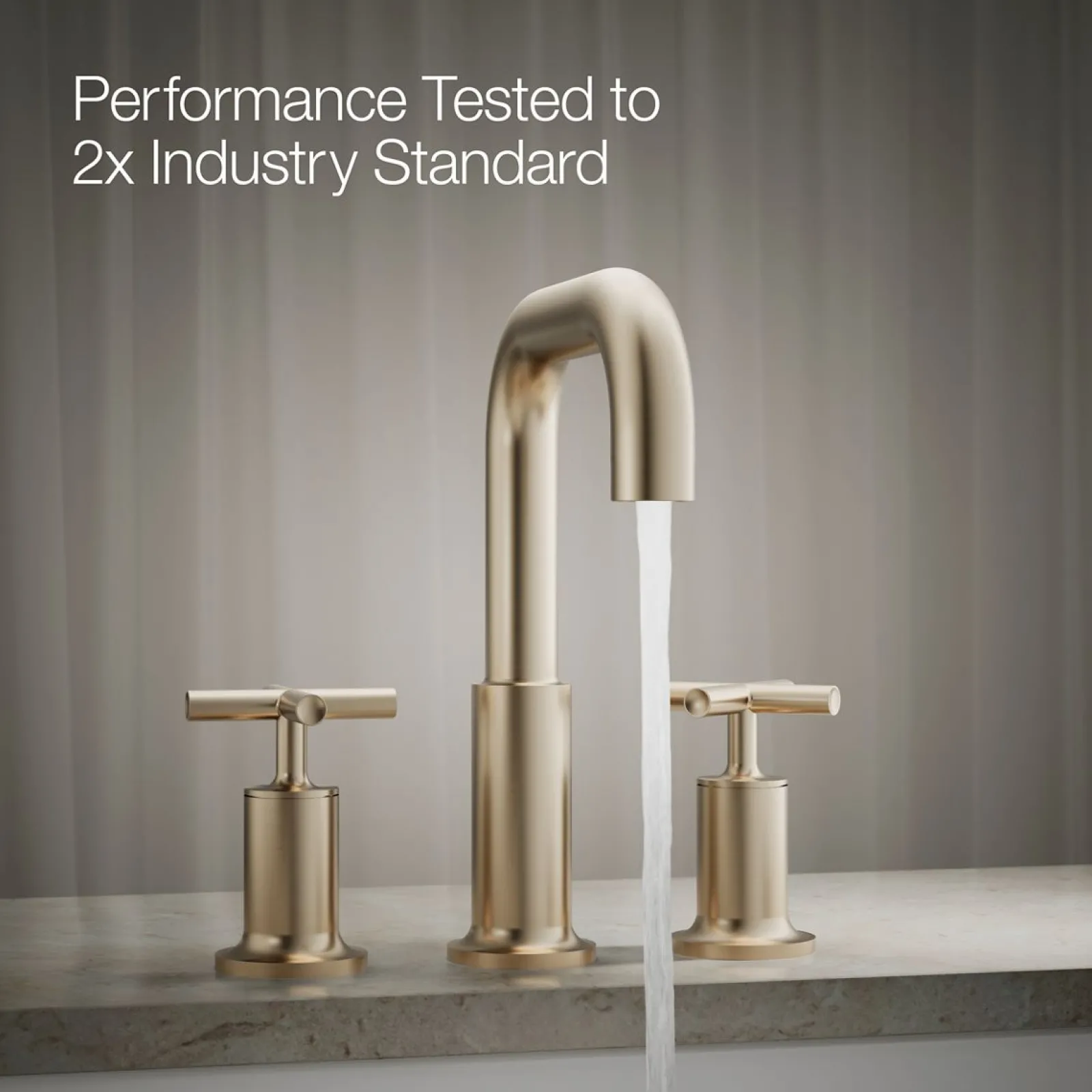Deck-mount bath faucet trim with Cross handles^Kohler Sale