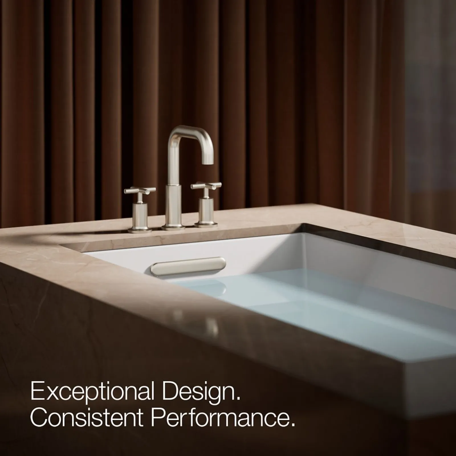 Deck-mount bath faucet trim with Cross handles^Kohler Sale